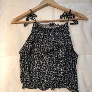brandy melville floral tank top